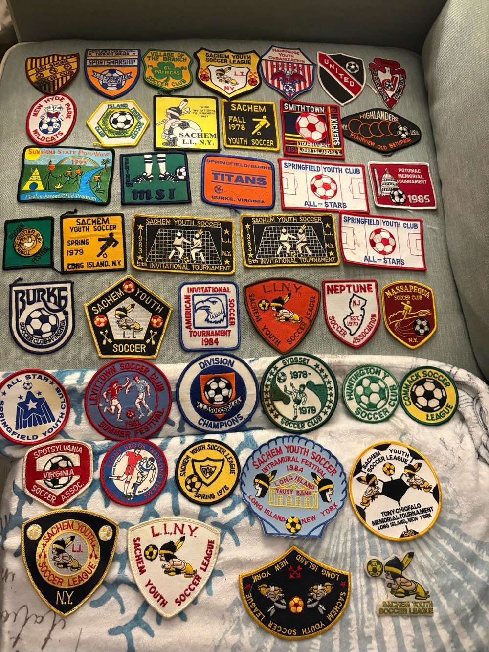 Soccer Vintage Patches 44 total.